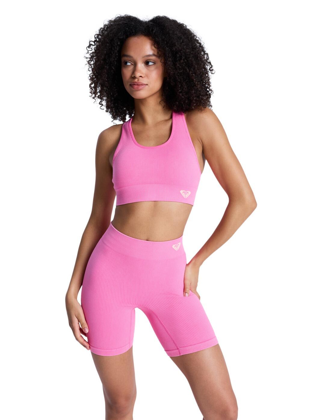 Short de sport CHILLOUT SEAMLESS WASHED Rose Femme 2/4