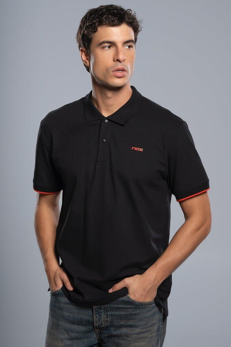 Polo CORP negro para hombre 1/5