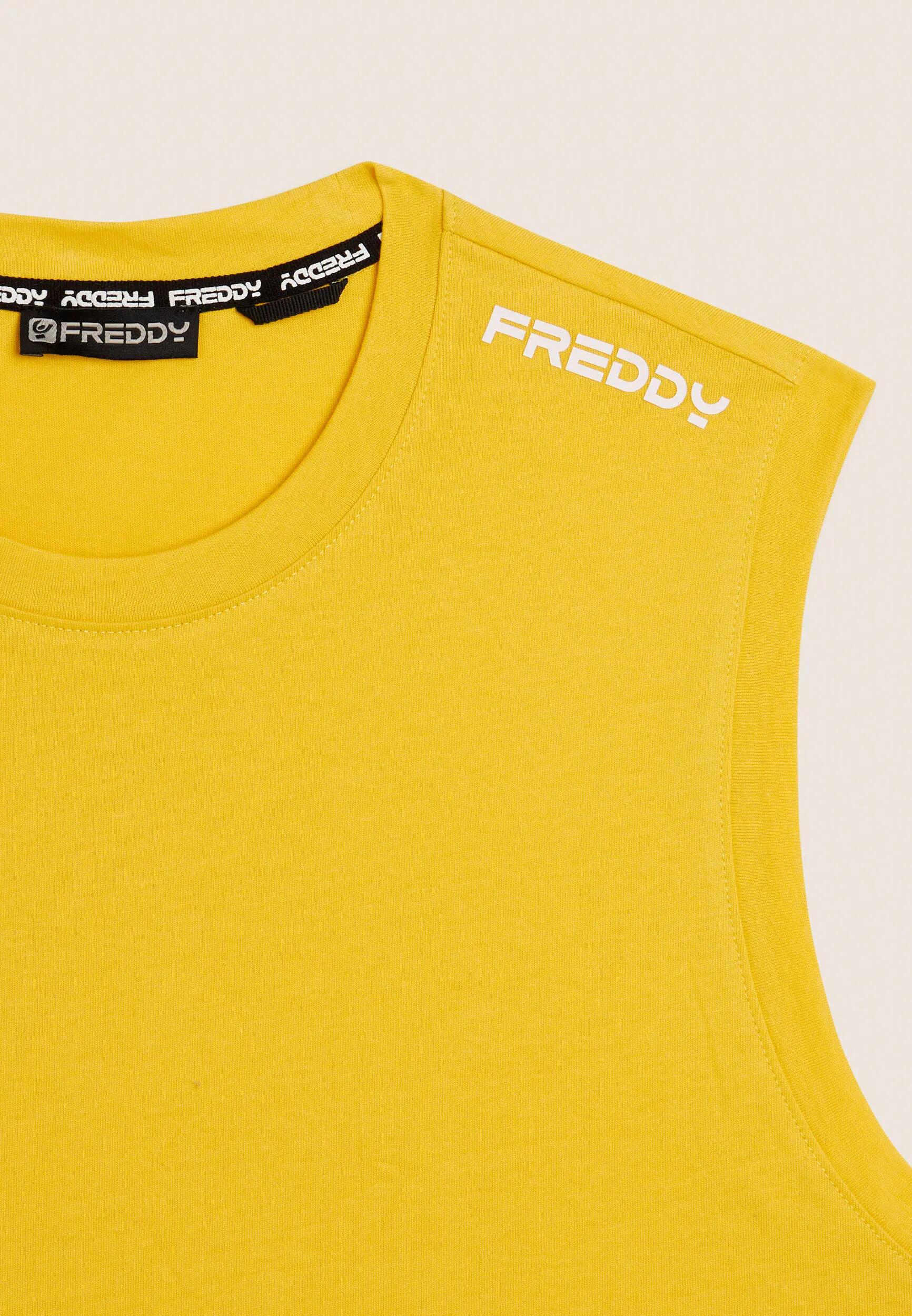 T-shirt sans manches en jersey de coton 7/7