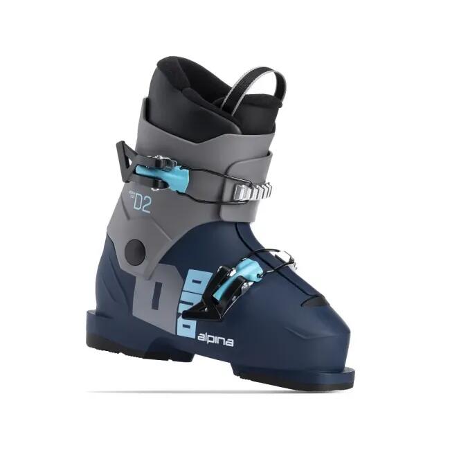 Skischoenen ski ALPINA Duo 2 MAX, Blauw, Kinderen 2/7