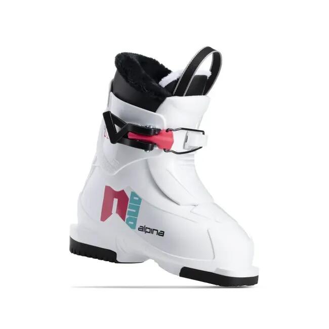 Chaussures de ski ALPINA Duo 1 GIRL, Blanc, Enfants 2/7