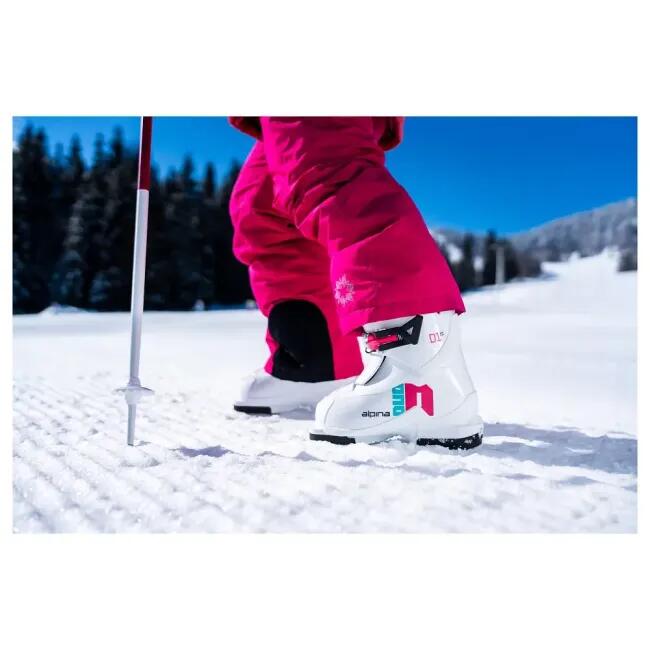Chaussures de ski ALPINA Duo 1 GIRL, Blanc, Enfants 7/7