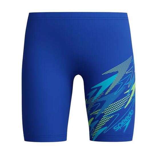 Speedo Jongens Zwemjammer Medley Logo Blauw/Turquoise