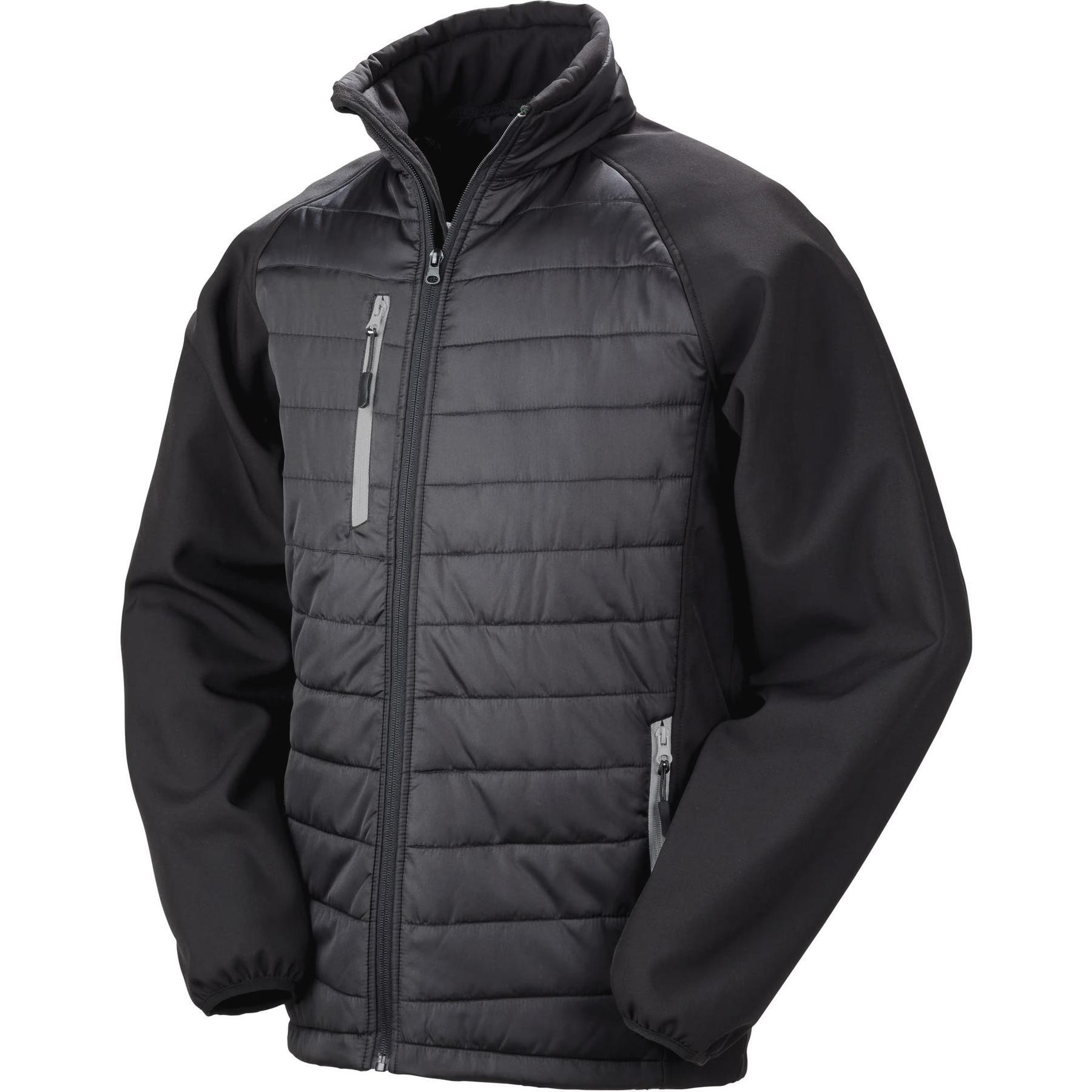 Chaqueta softshell reciclada Result black compass 2/2
