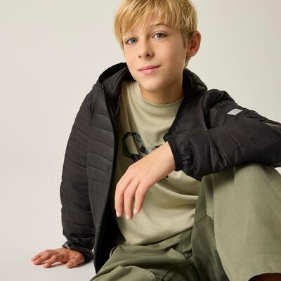 Chaqueta acolchada con capucha para niños pequeños Hillpack 7/7