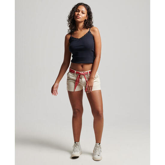 Mini short chino femme Superdry
