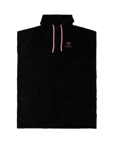 Poncho de surf INFINITE LAGOON Noir Femme