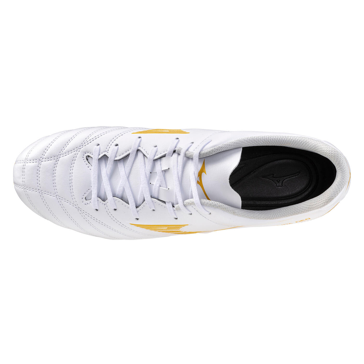 Mizuno Monarcida Neo III Select Mix Blanco y dorado Botas de fútbol 4/6