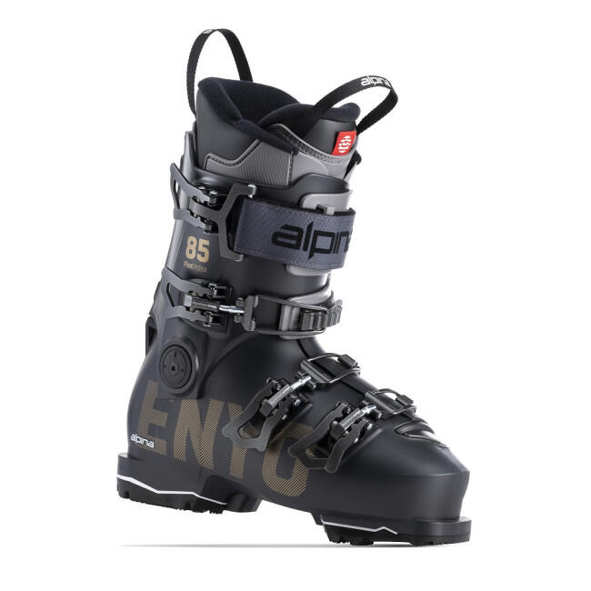 Skischoenen ski ALPINA Enyo 85, Zwart/Goud, Dames 4/5