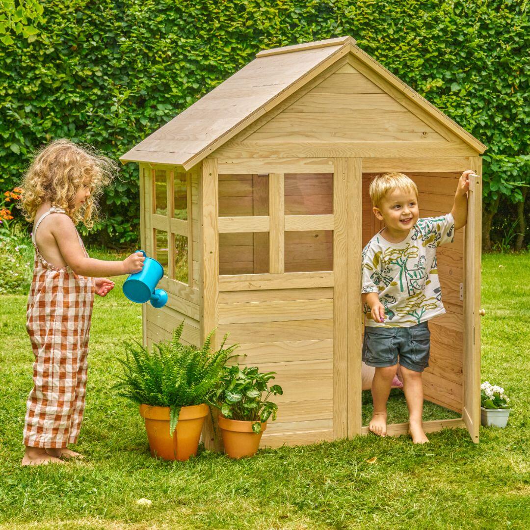 Kinderhuisje BOUTON D'OR COTTAGE bruin FSC® 2/5