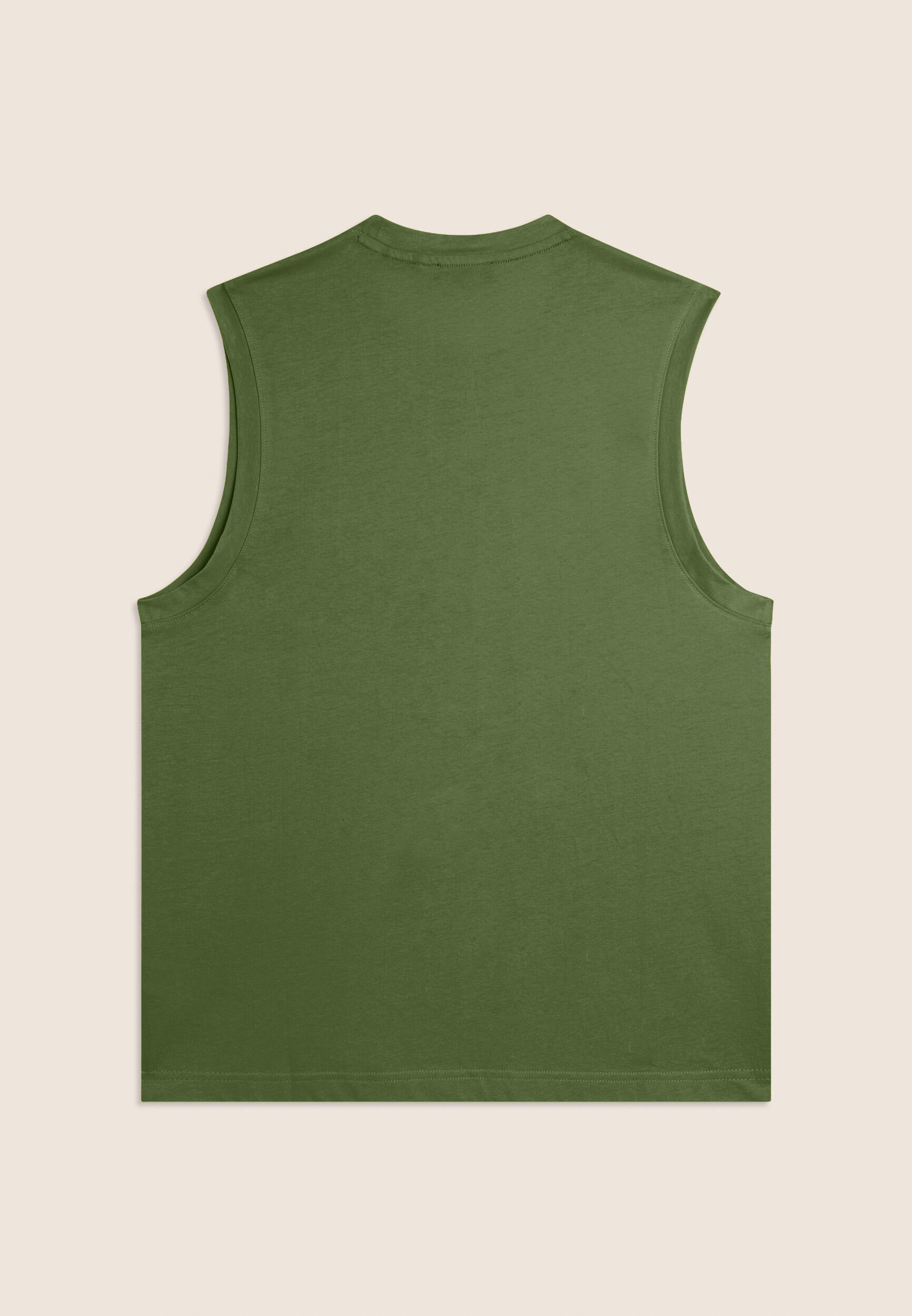T-shirt sans manches en jersey de coton 2/3