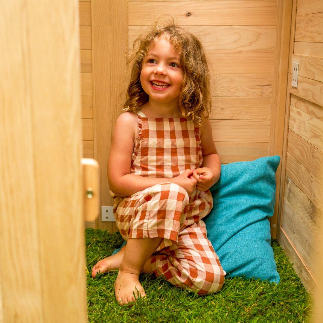 Kinderhuisje BOUTON D'OR COTTAGE bruin FSC® 4/5