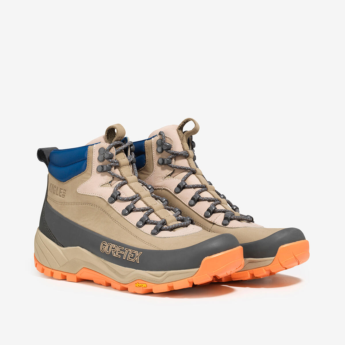 Chaussure de randonnée haut de gamme AIGLE OVERTRACK Homme Beige clair 2/4
