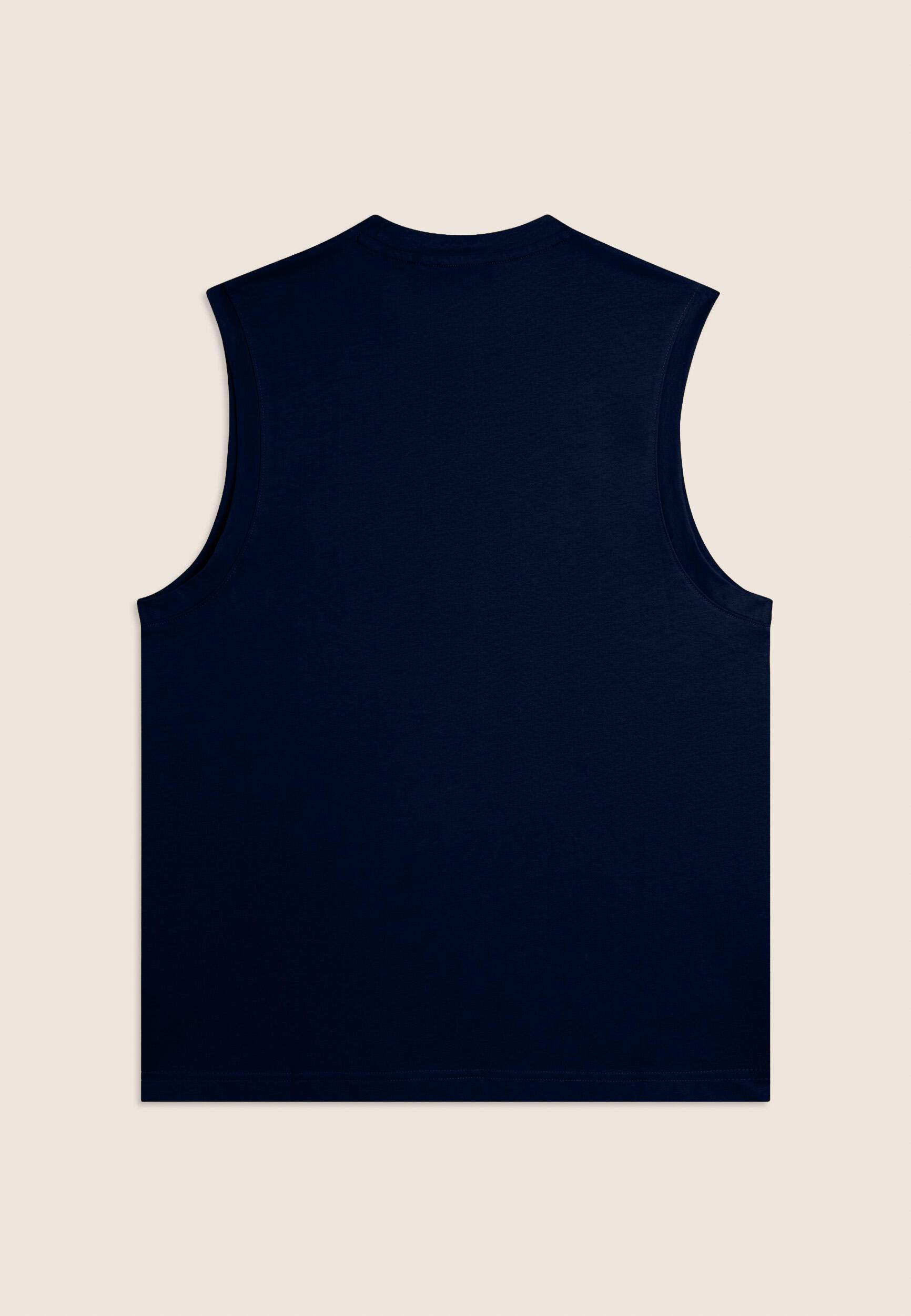 T-shirt sans manches en jersey de coton 2/3