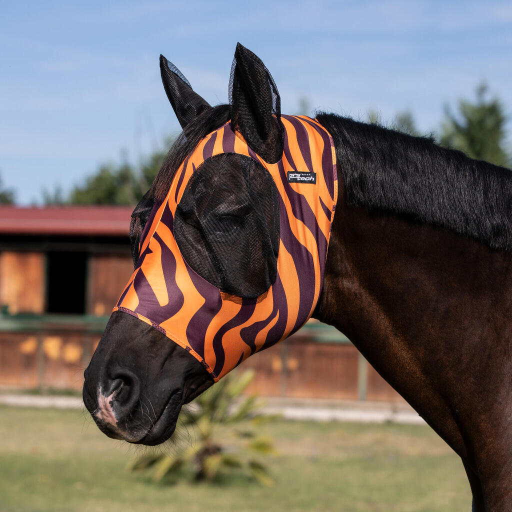 Lycra anti-fly mask with ear cover