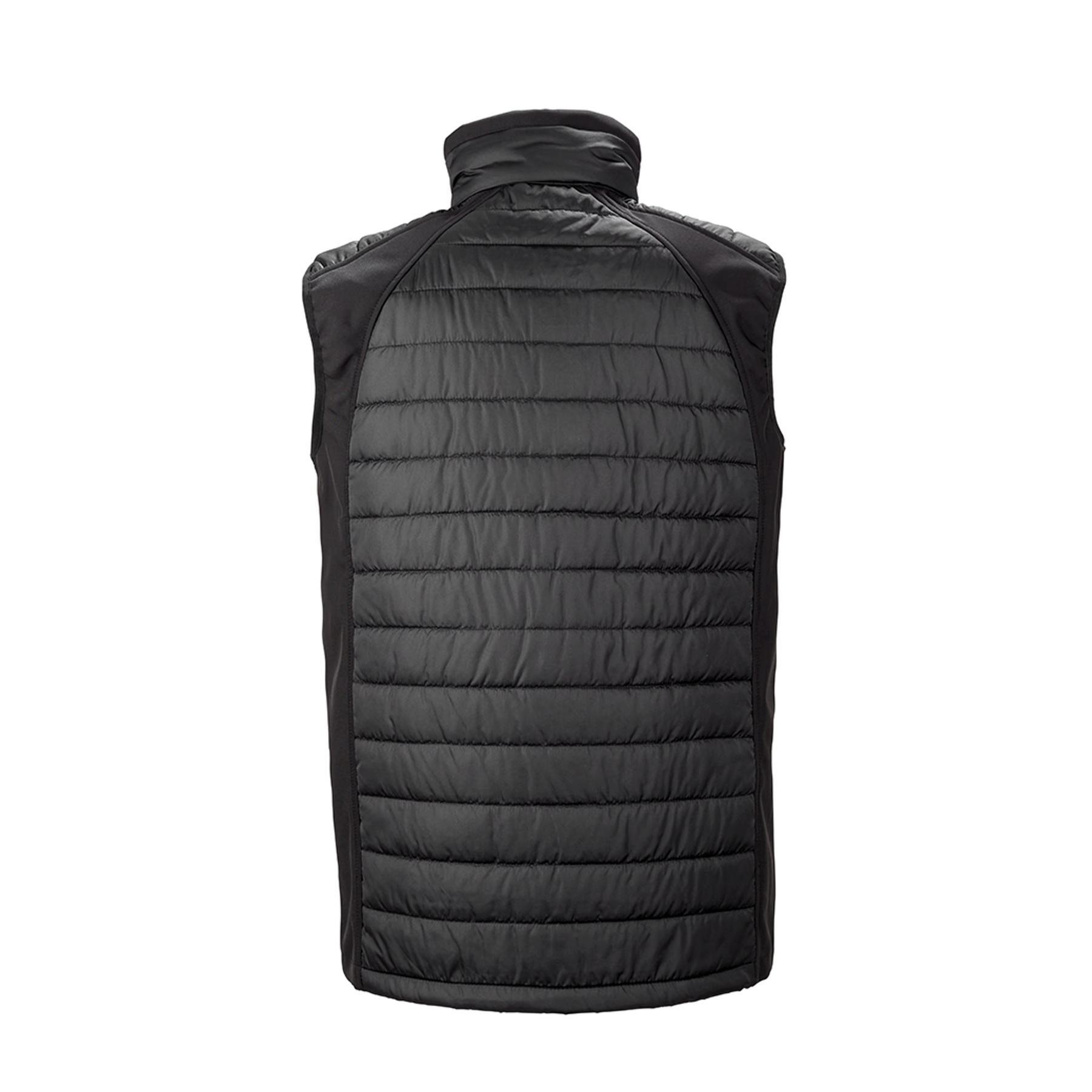 Recyclebare Softshell-Weste Result black compass 2/2