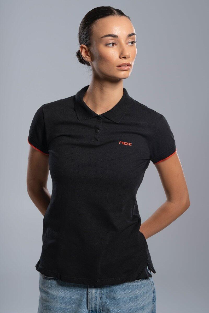 POLO DONNA NERO 4/5