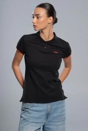 Polo CORP negro para mujer