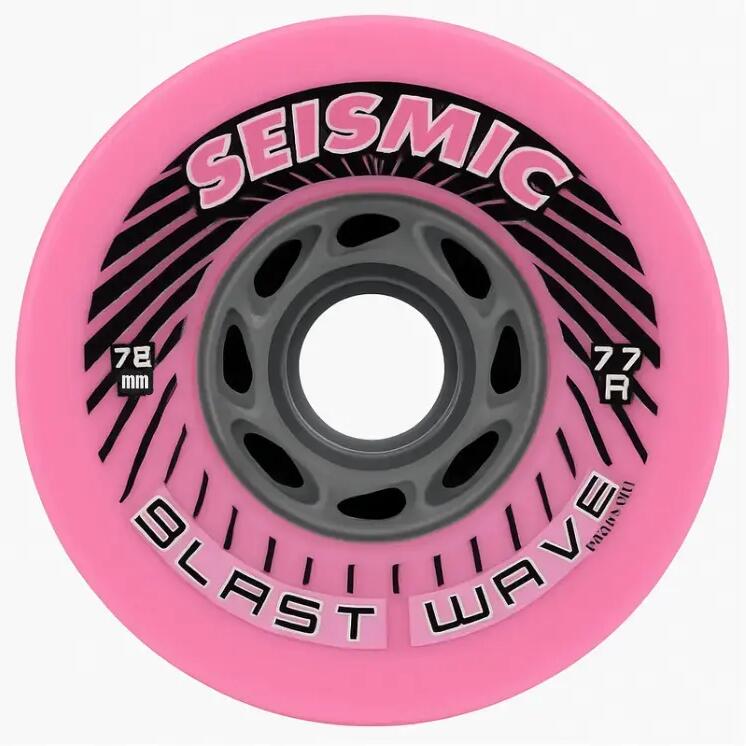 Skateboard Wheels - Blast Wave - 78x50 mm 77a - Bubblegum Defcon - Whbstwv78 77A