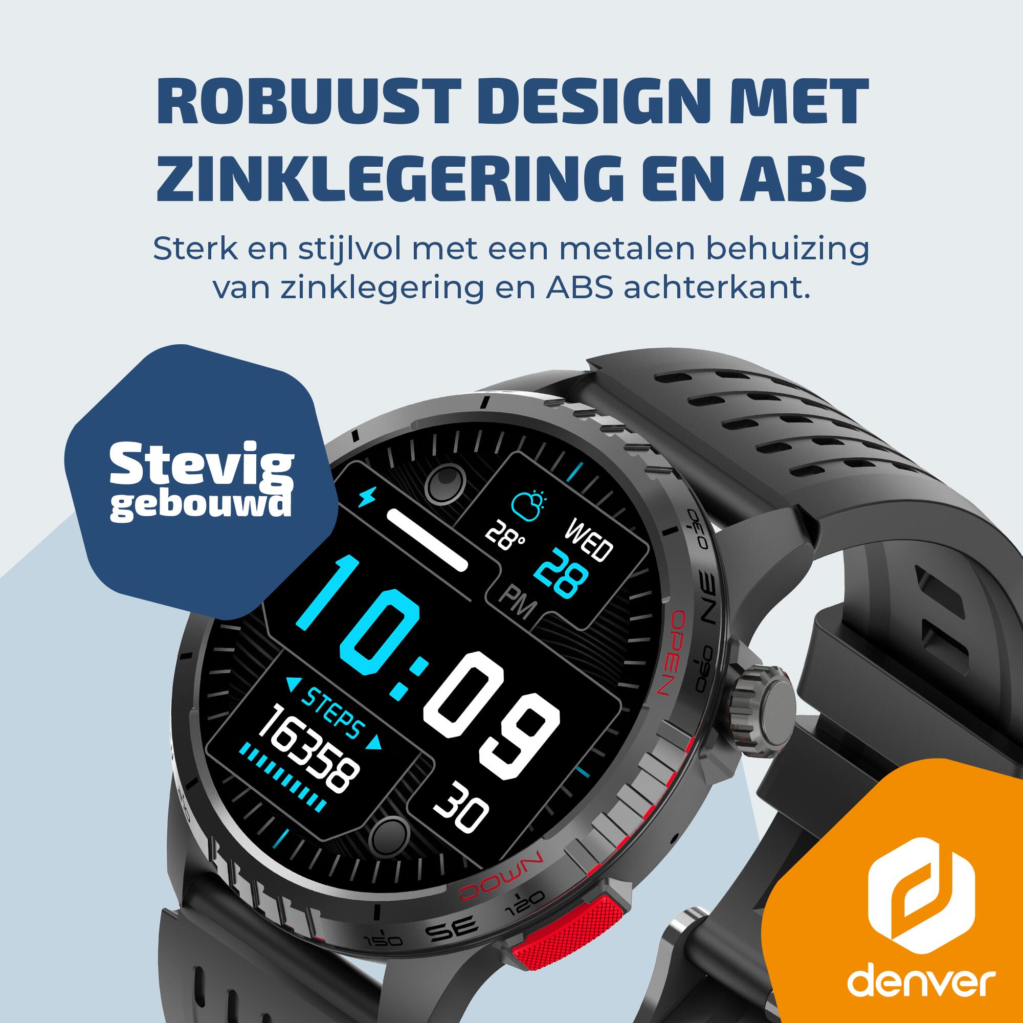 Smartwatch - Bluetooth - 100+ sportmodi - Hartslagmeter - GPS Tracking - SWG345B 6/7