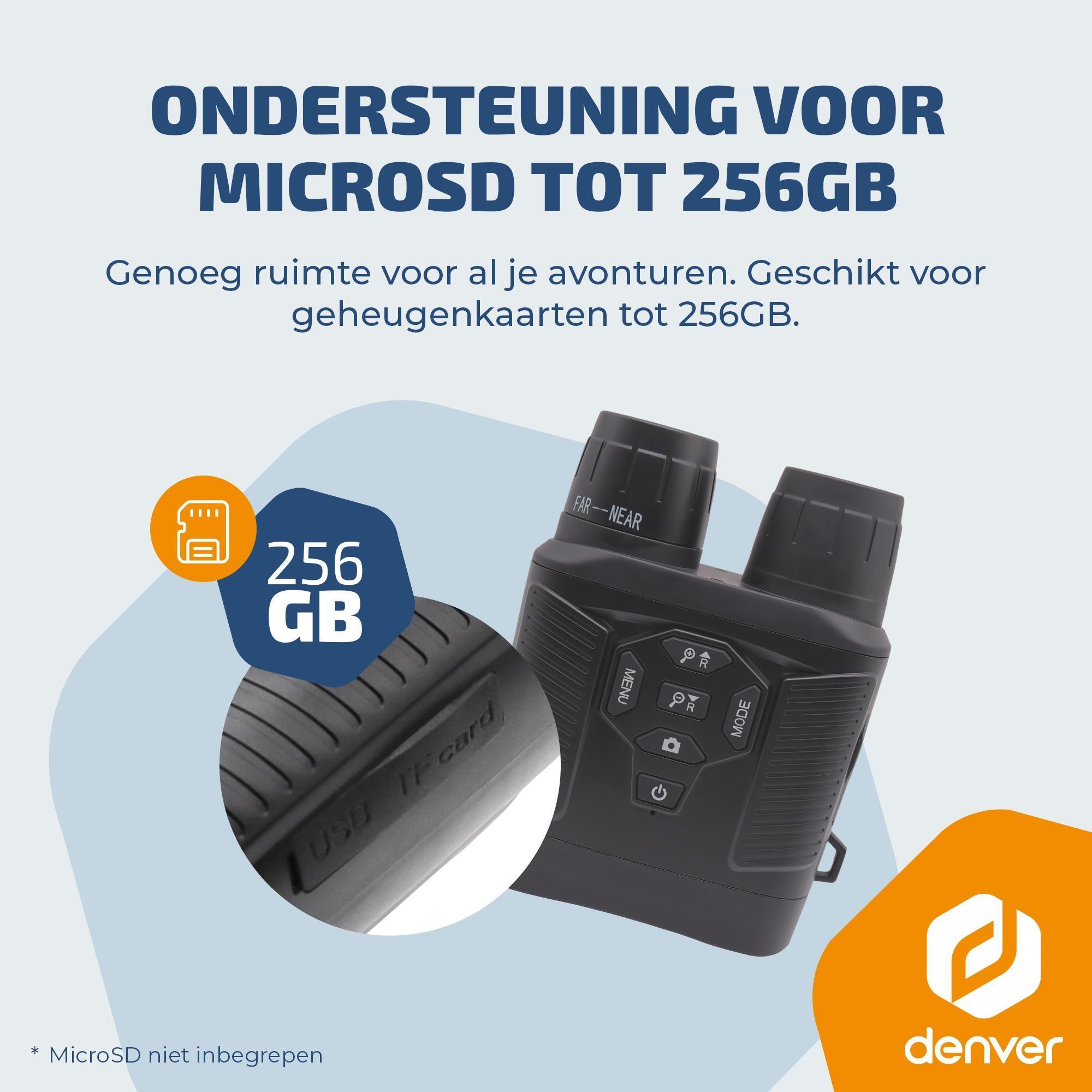 Digitale verrekijker met nachtfunctie - Zwart - NVI492 6/7