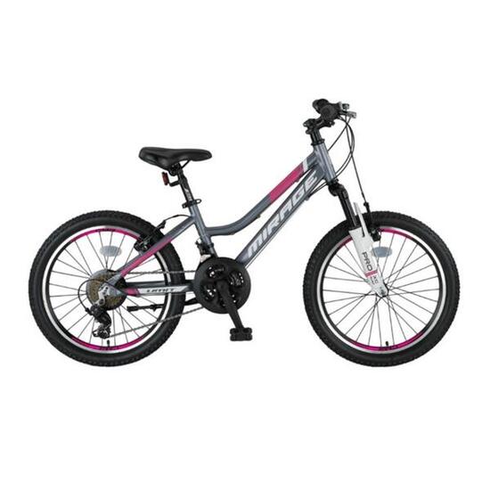 Vélo UMIT MIRAGE JUNIOR 20" gris/rose