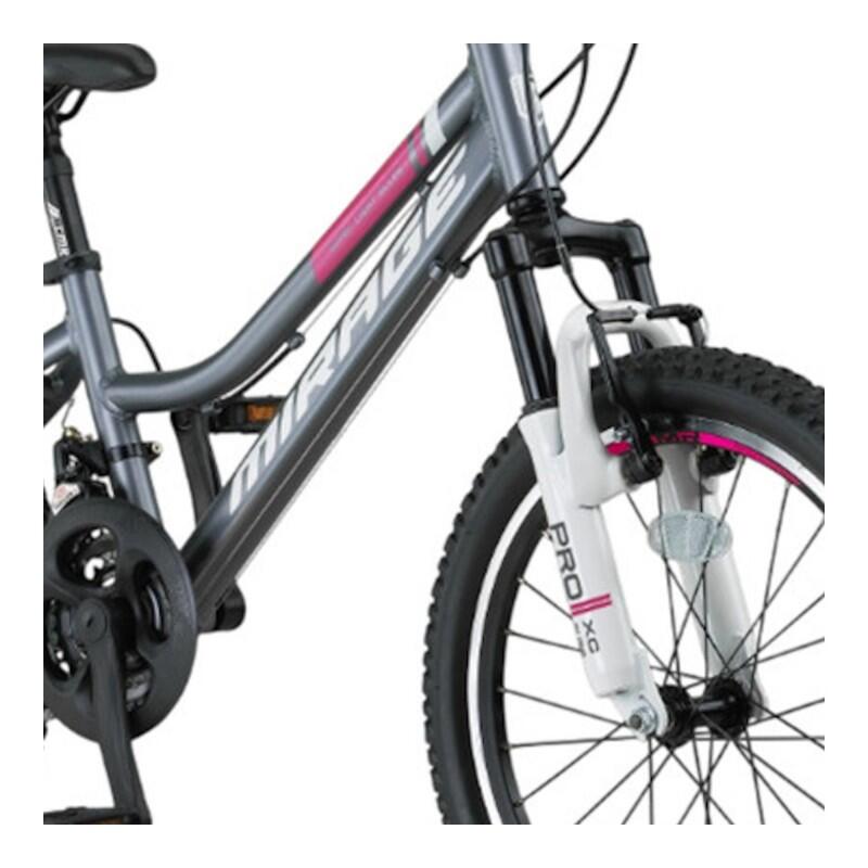 Bicicleta UMIT MIRAGE JUNIOR 20" Cinza/Rosa 3/3
