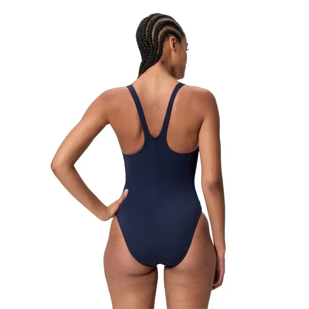 Speedo Hyperboom Butterfly Back Swimsuit - Navy/Blue 2/5