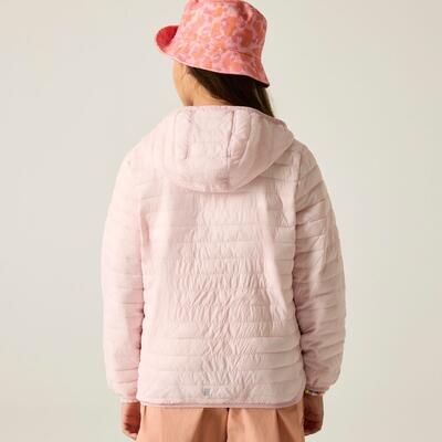 Kinderjas met capuchon en gewatteerde look (Hillpack) 2/7