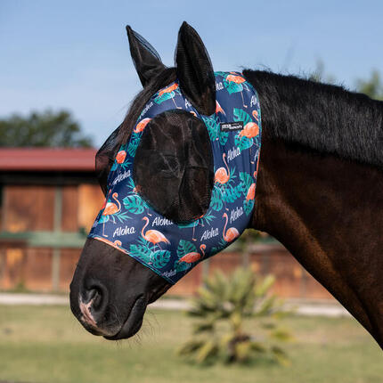 Masque anti-mouches en lycra avec couvre-oreilles