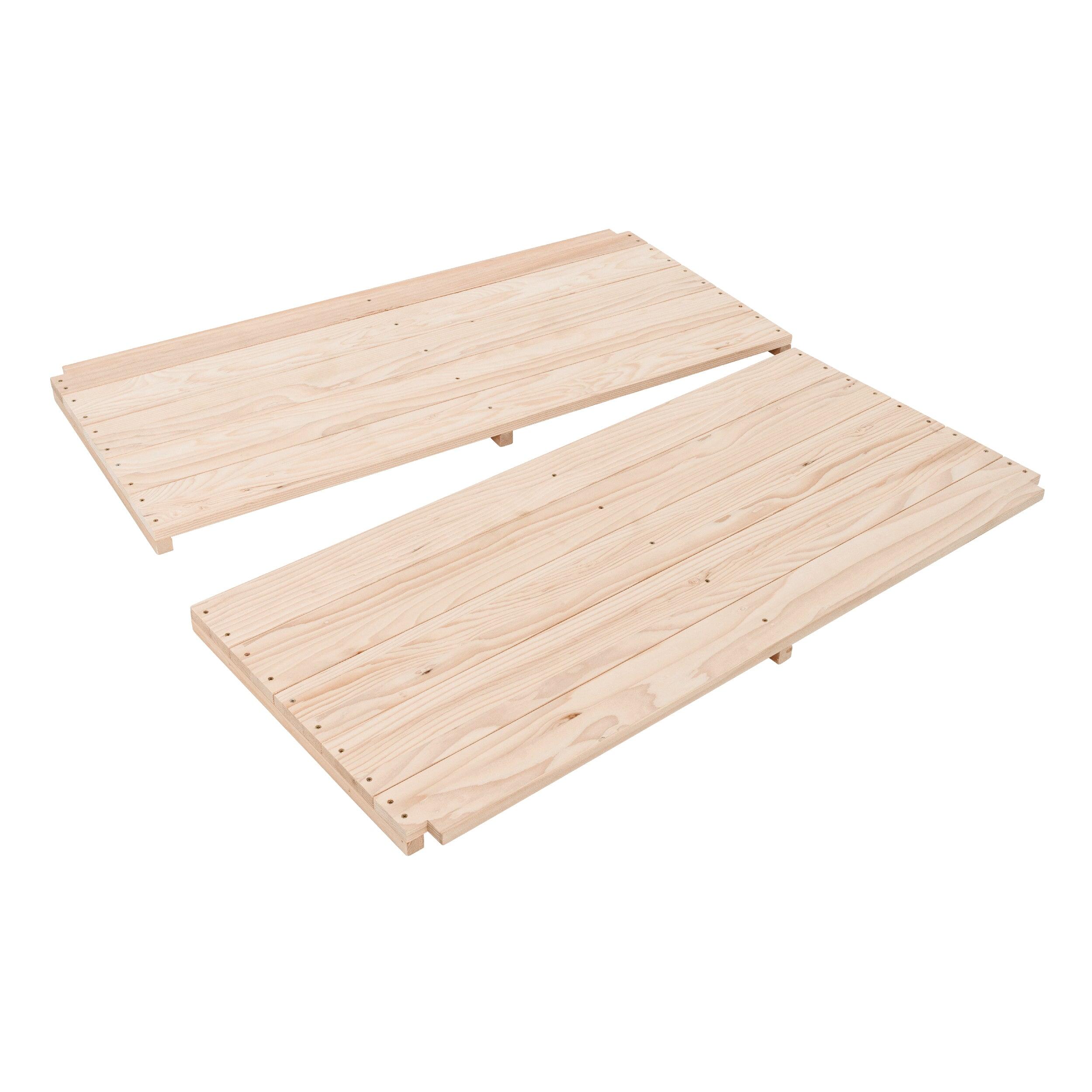 Plancher pour maisonnette BOUTON D'OR COTTAGE bois FSC® 3/5