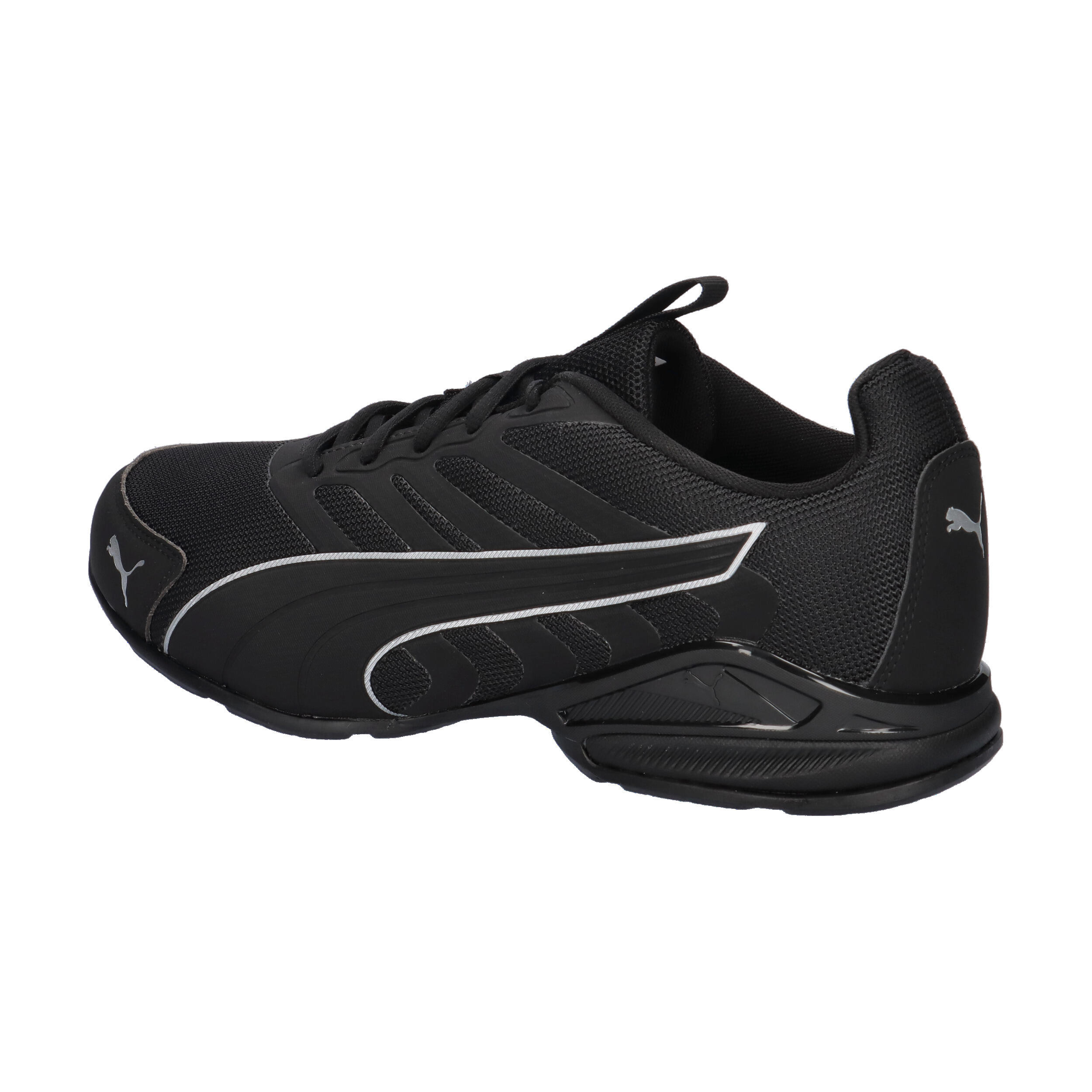 PUMA Unisex Electro Sneaker  Sneaker 312964 01 Black Silver 11/15