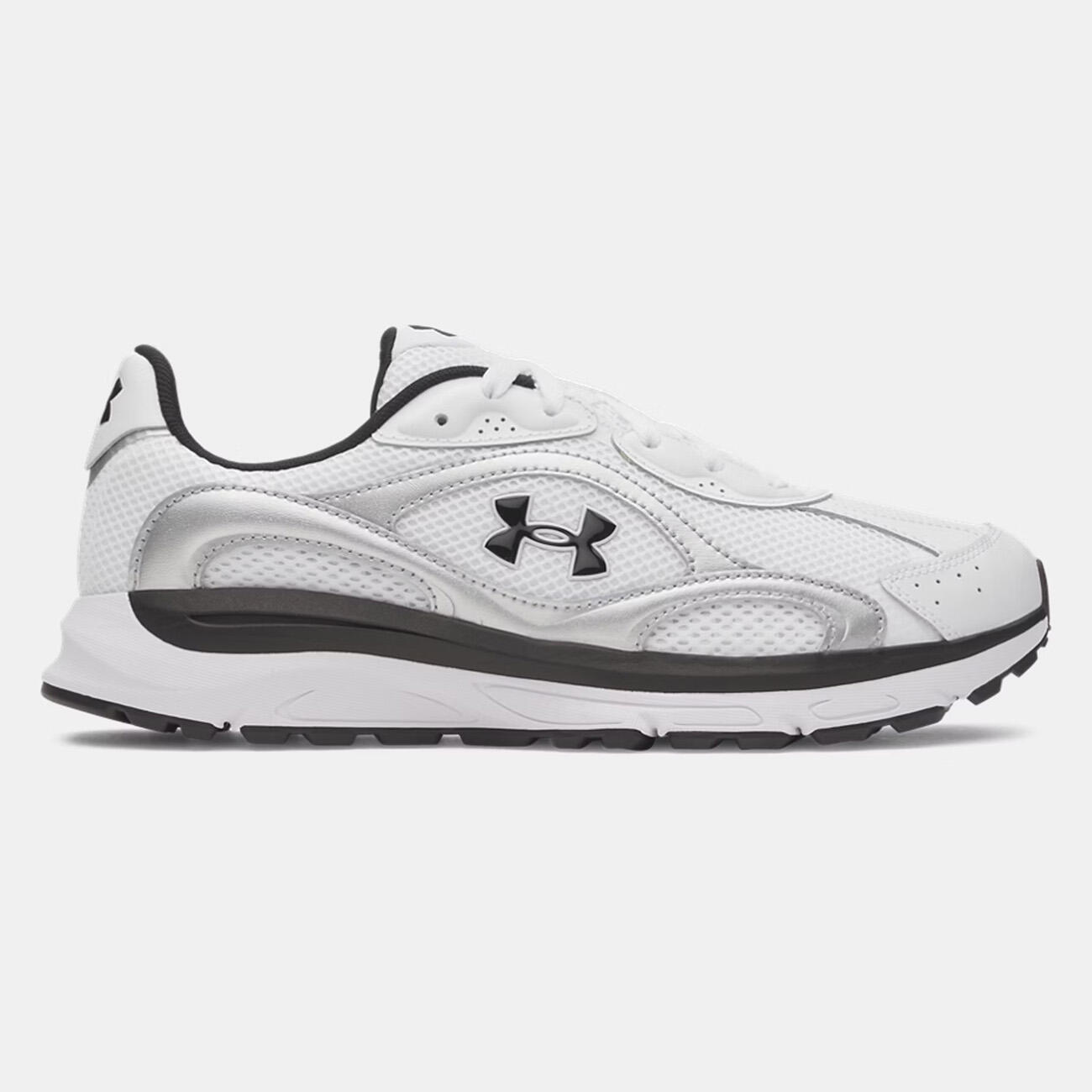 UA Tech Runner pantof pentru bărbați Under Armour Alb, argintiu și negru