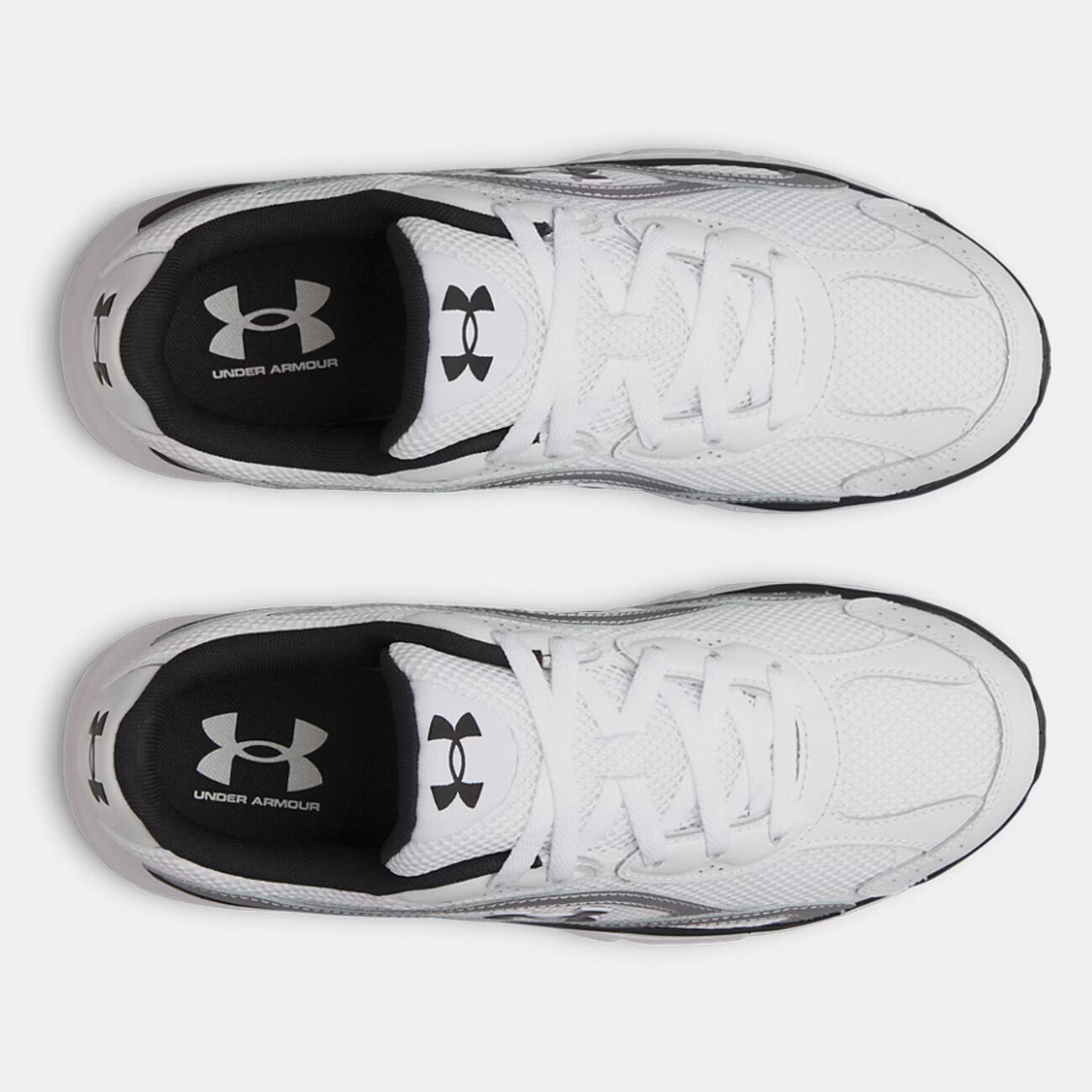Ua Tech Runner Herenschoen Under Armour Wit, Zilver En Zwart 4/5