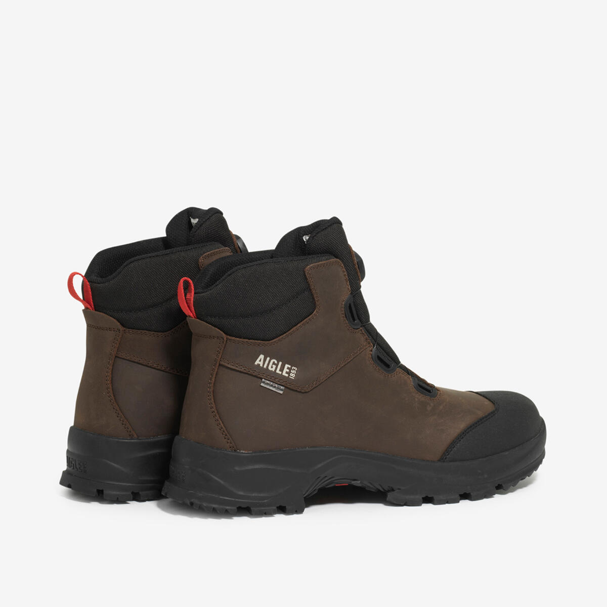 Chaussure de marche montante système no lace LAFORSE NO LACE Homme Marron 3/4