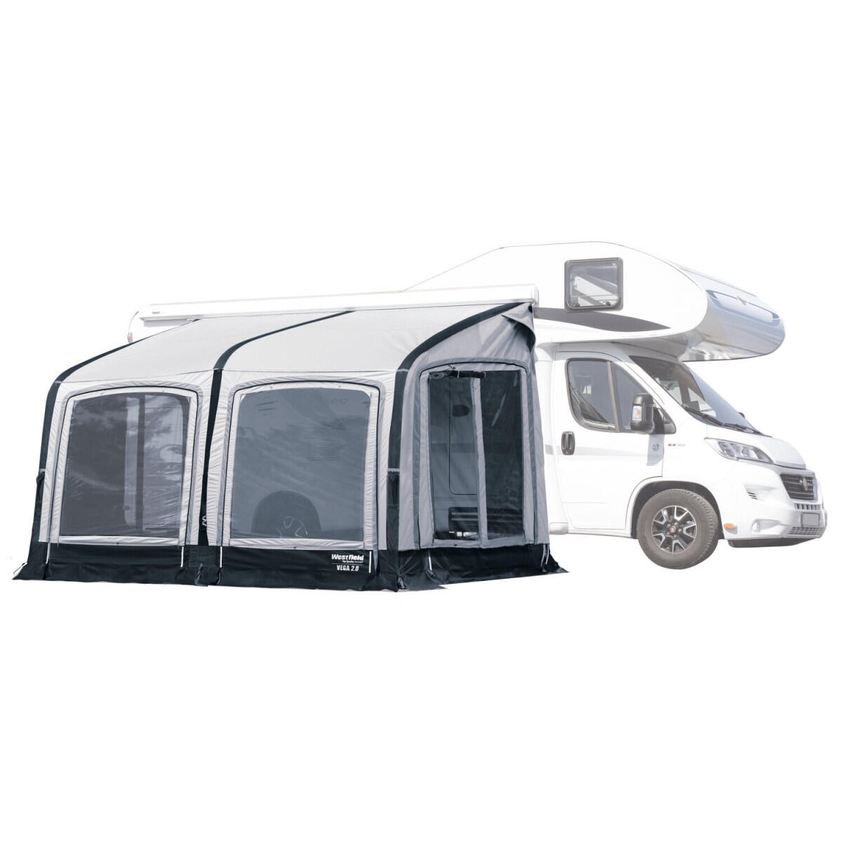 Auvent fixe gonflable VEGA 2.0 330 - Hauteur de montage 235-255 cm 1/2