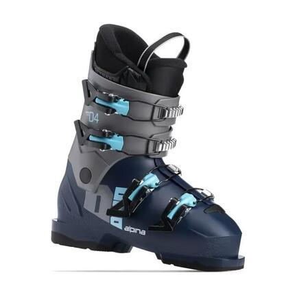 Chaussures de ski ALPINA Duo 4 MAX, Bleu/Gris, Enfants