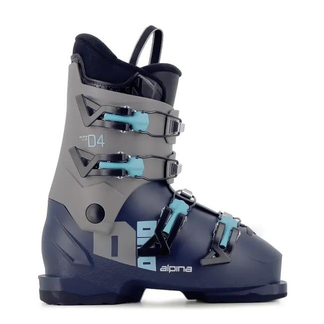 Chaussures de ski ALPINA Duo 4 MAX, Bleu/Gris, Enfants 2/7