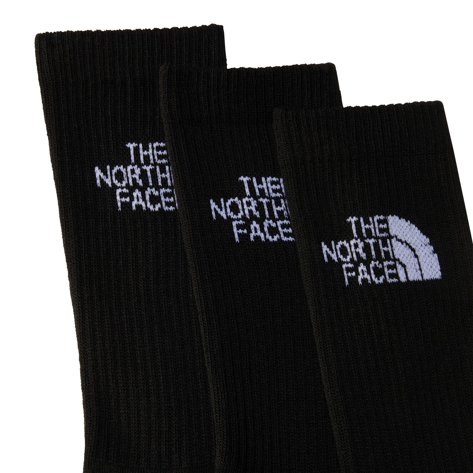 Chaussettes The North Face Modèle Mlsprt Sock Csh Crew 3 Couleur Noir 2/5