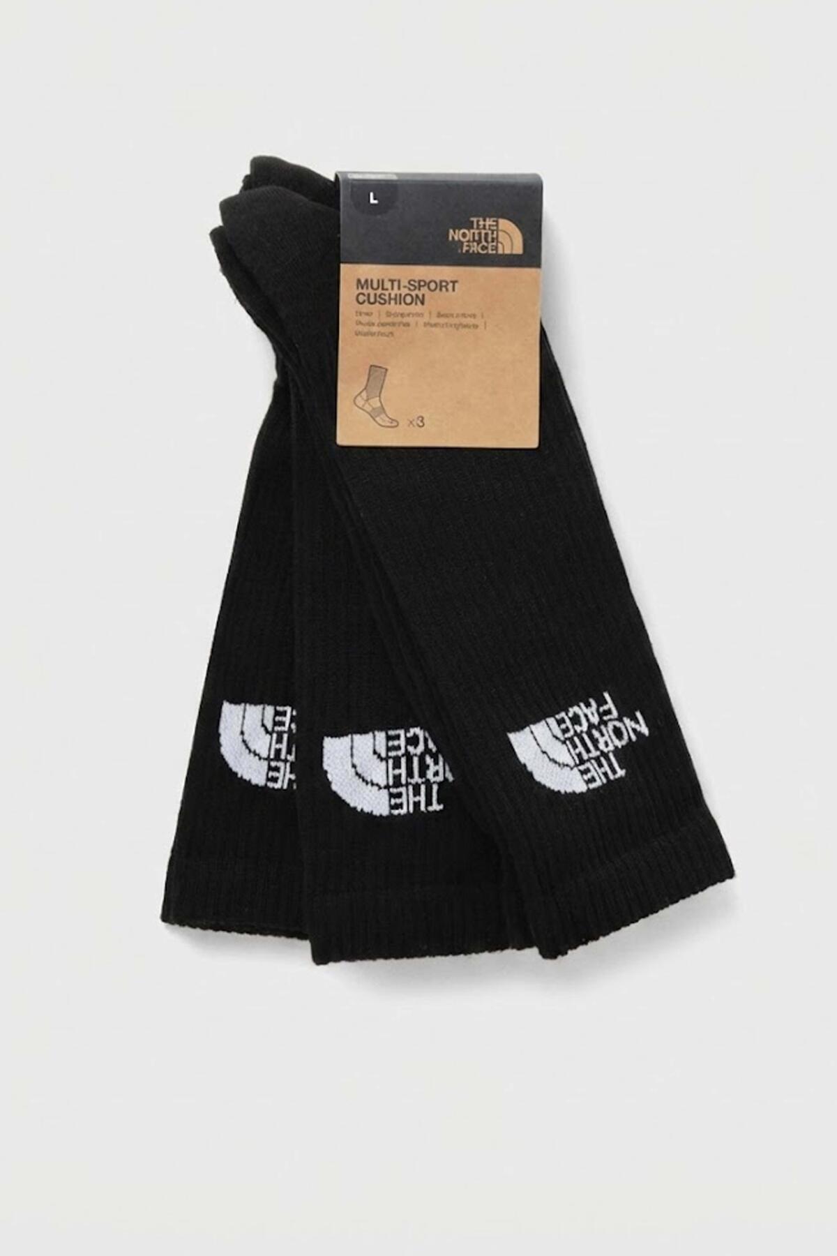 Chaussettes The North Face Modèle Mlsprt Sock Csh Crew 3 Couleur Noir 4/5