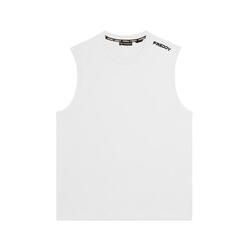 T-shirt sans manches en jersey de coton