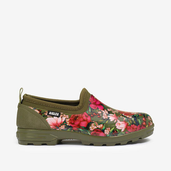 Mocassins style sabots fermés LESSFOR 2 femme Vert olive