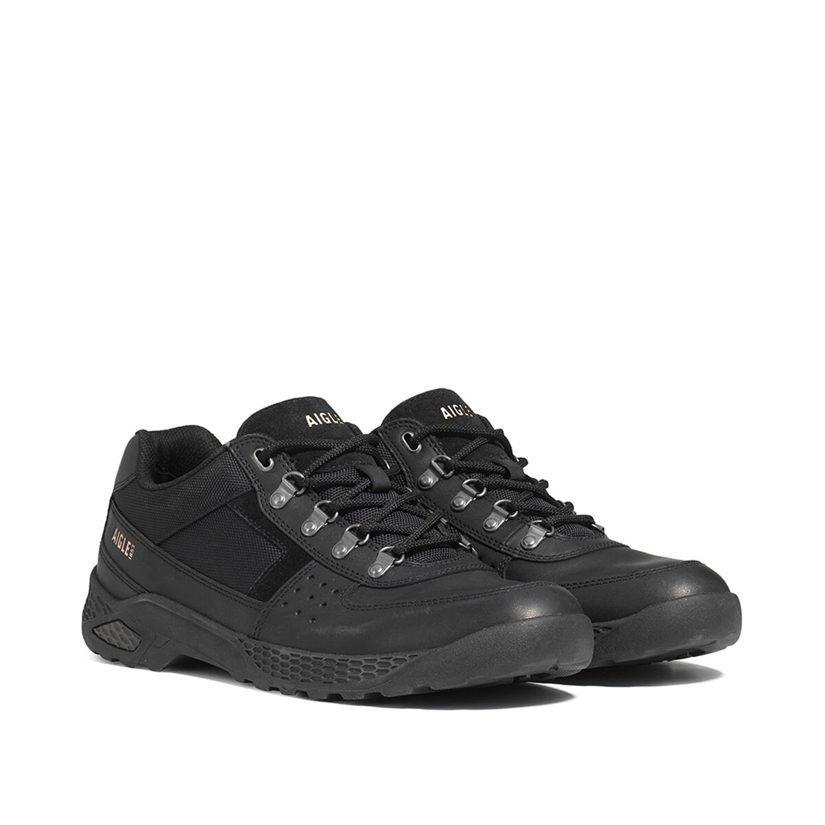Chaussure de travail en cuir DOLIK Homme Noir 2/4
