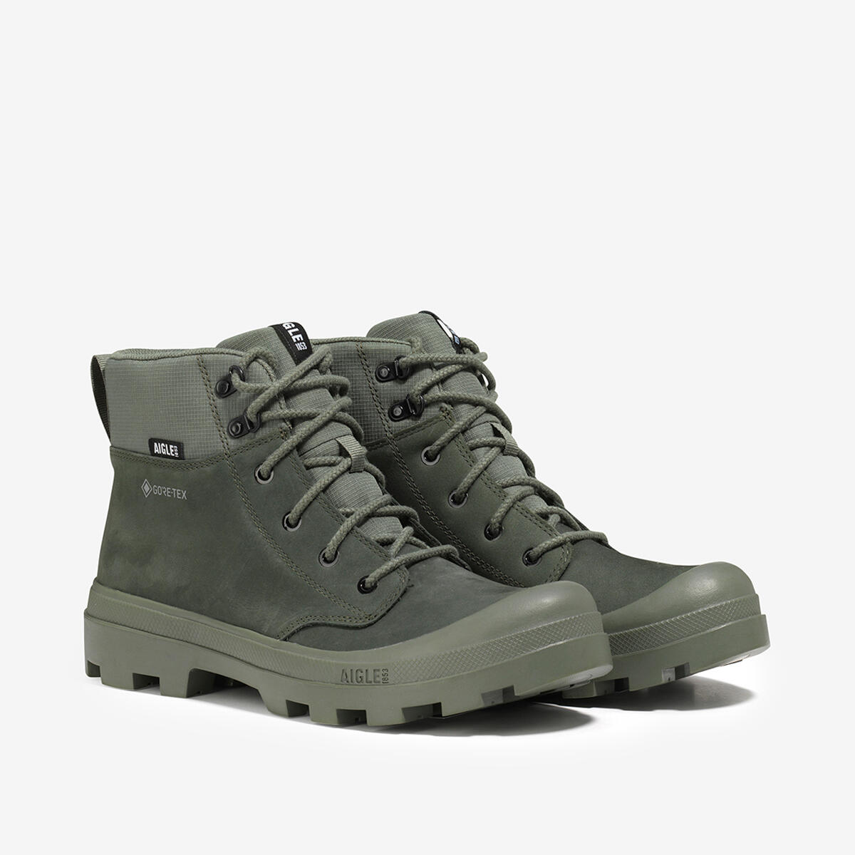 Chaussure de marche montante en cuir GORE TEX TENERE LTR GTX Unisexe Kaki 2/4