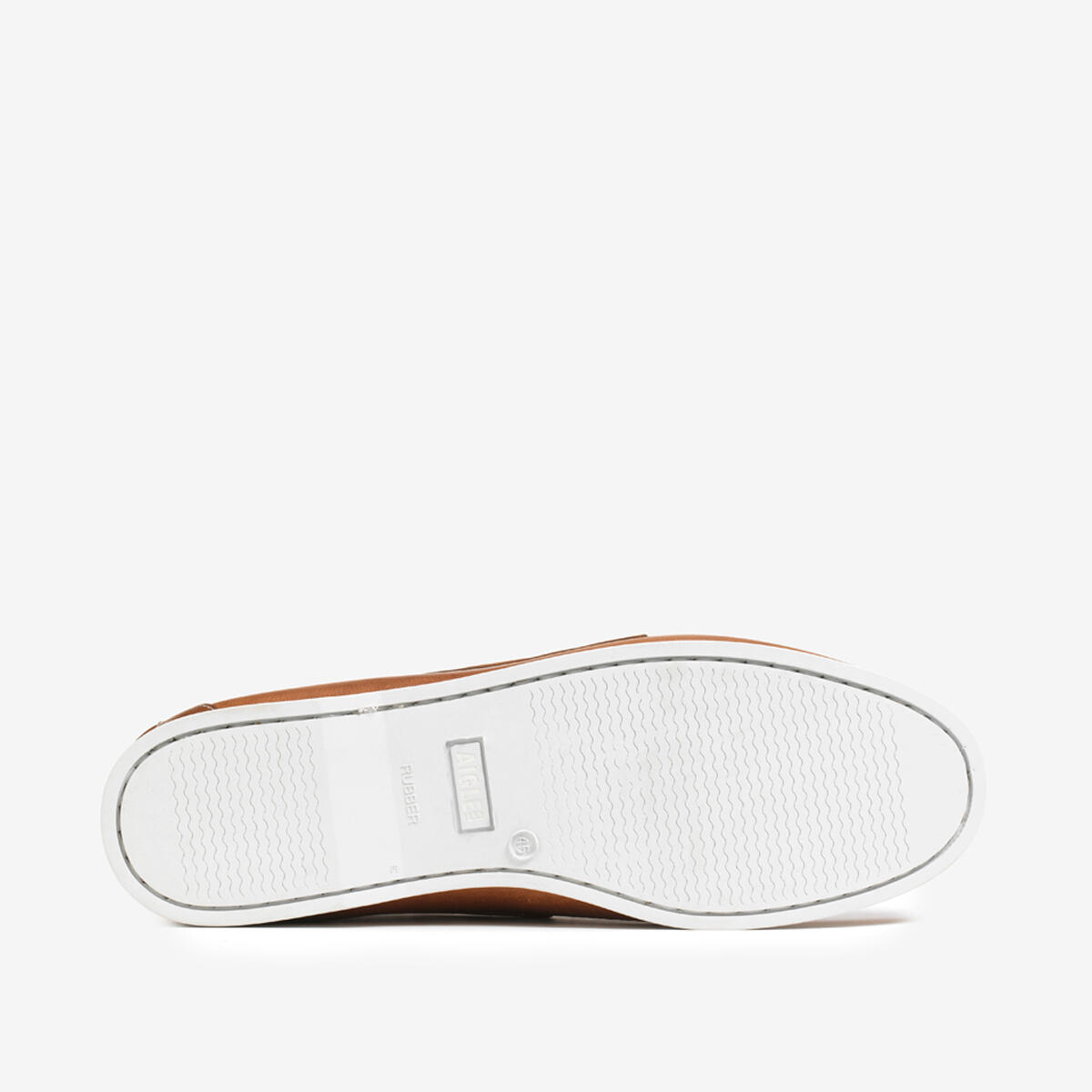 Chaussure bateau en cuir NEW NUBIL Homme Caramel 4/4