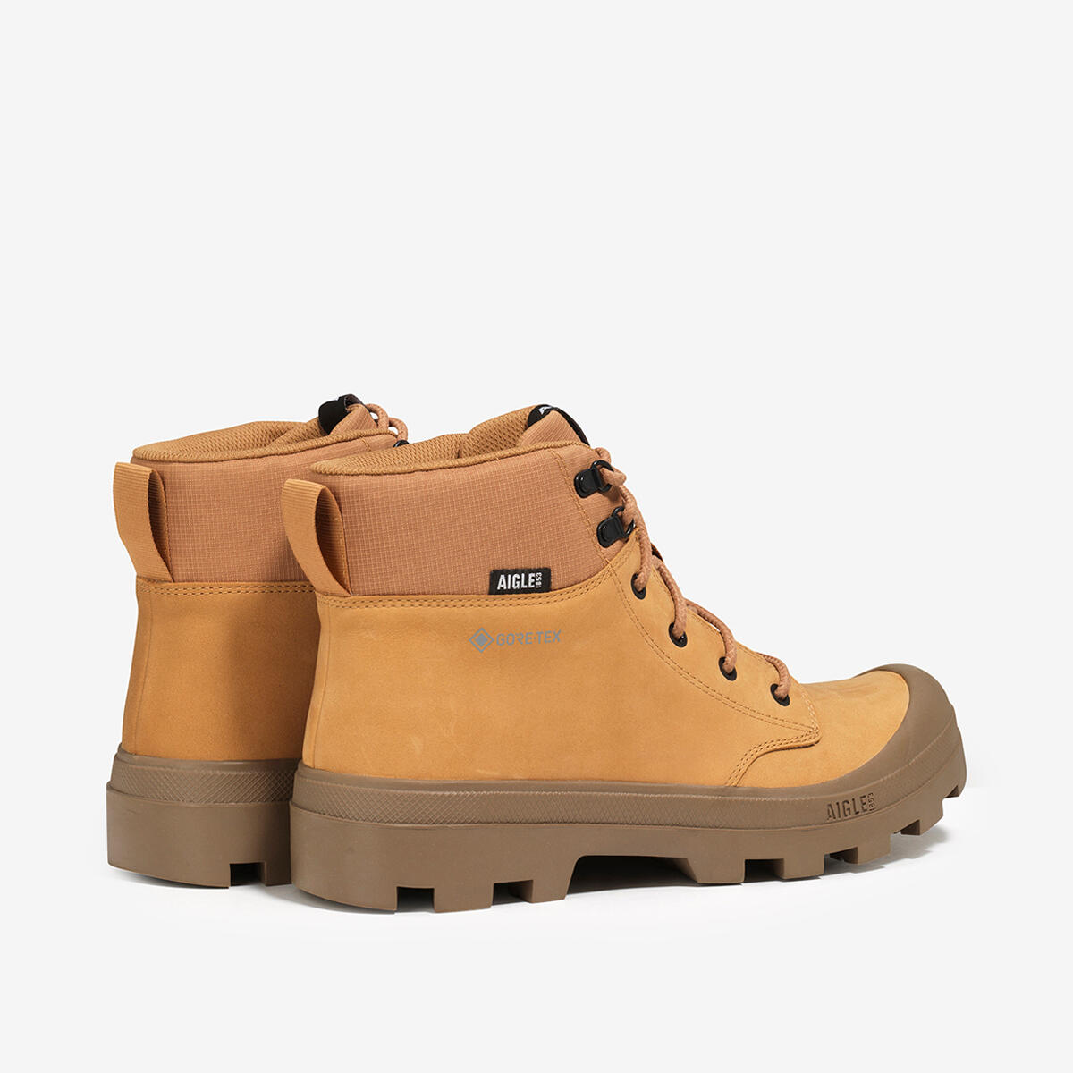 Chaussure de marche montante en cuir GORE TEX TENERE LTR GTX Unisexe Ocre 3/4