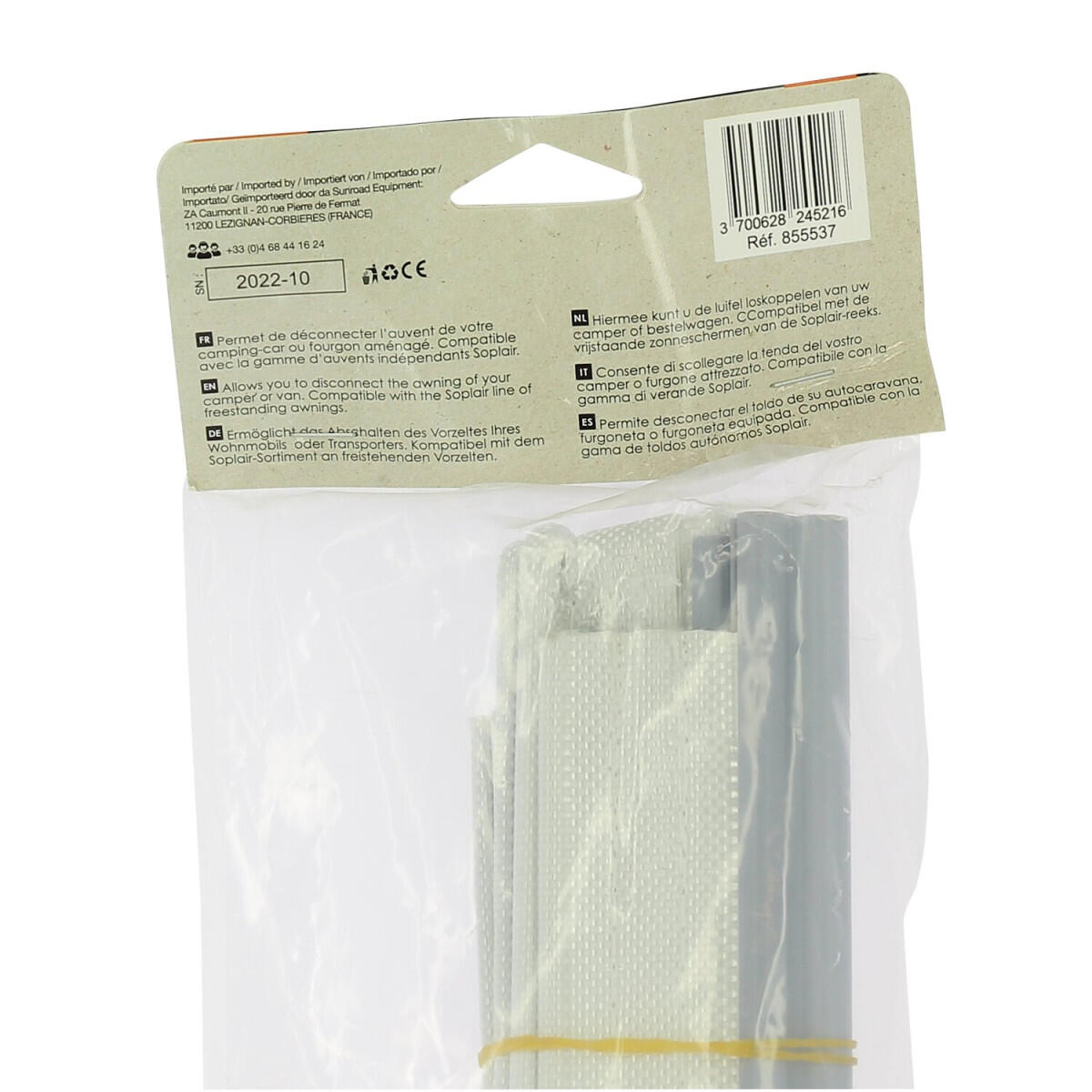 Kit auvent indépendant 4 m 3/5