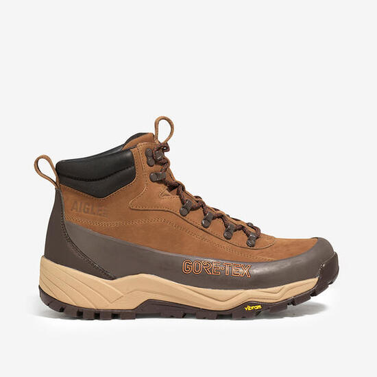 Chaussure de randonnée haut de gamme AIGLE OVERTRACK homme brun