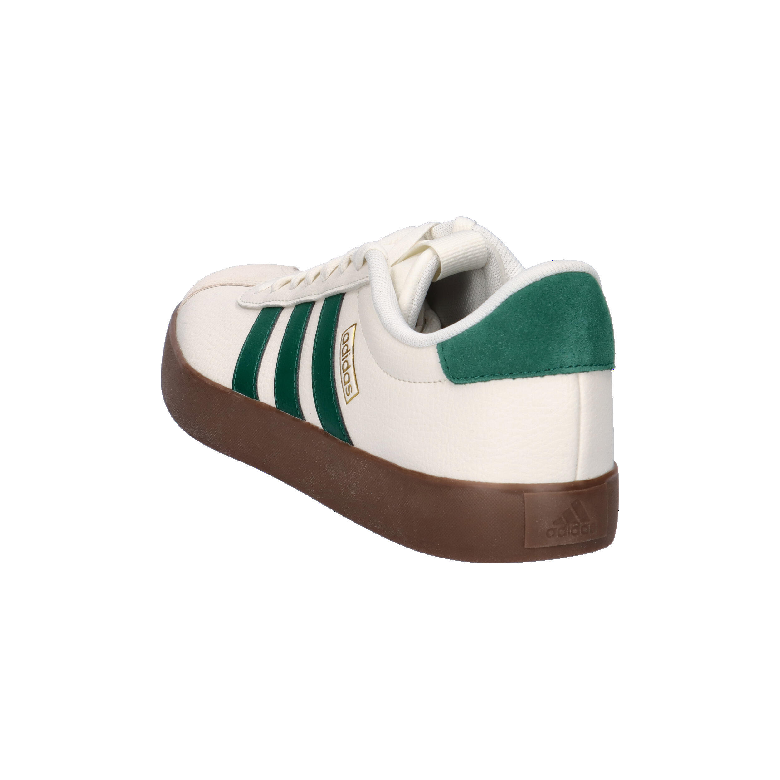 adidas VL COURT 3.0 Herren Sneaker Schuhe Leder KJ6808 White/ Green 12/15