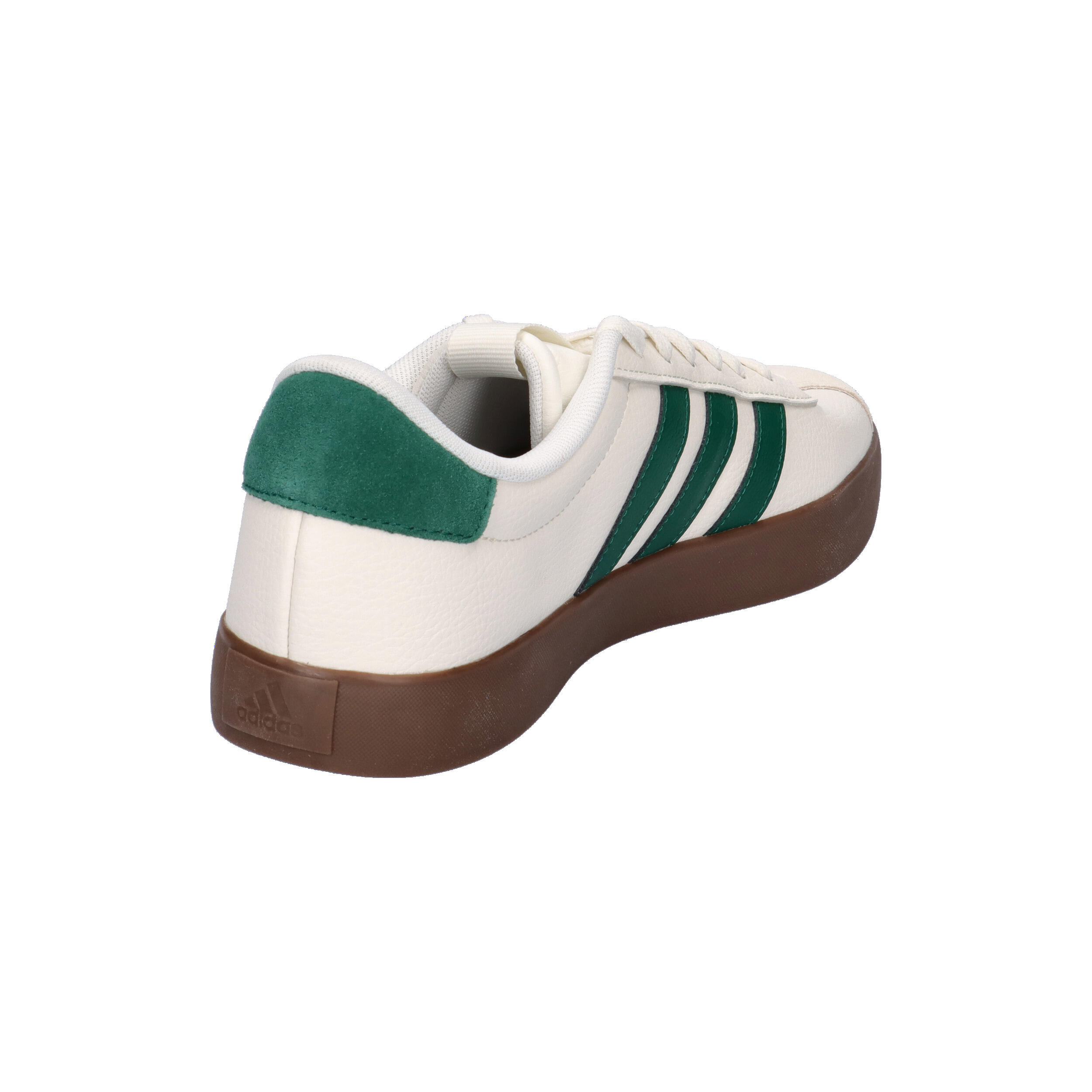 adidas VL COURT 3.0 Herren Sneaker Schuhe Leder KJ6808 White/ Green 14/15